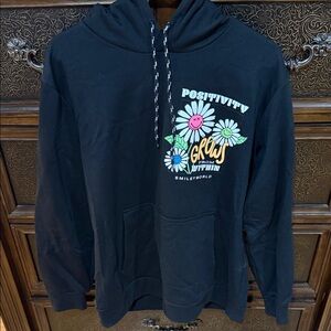 Black SmileyWorld Positivity Hoodie